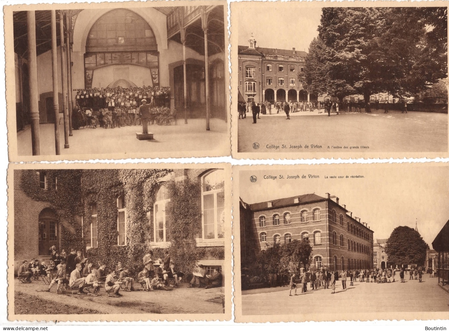 Virton Collège St Joseph Lot De 19 Cartes Postales - Virton