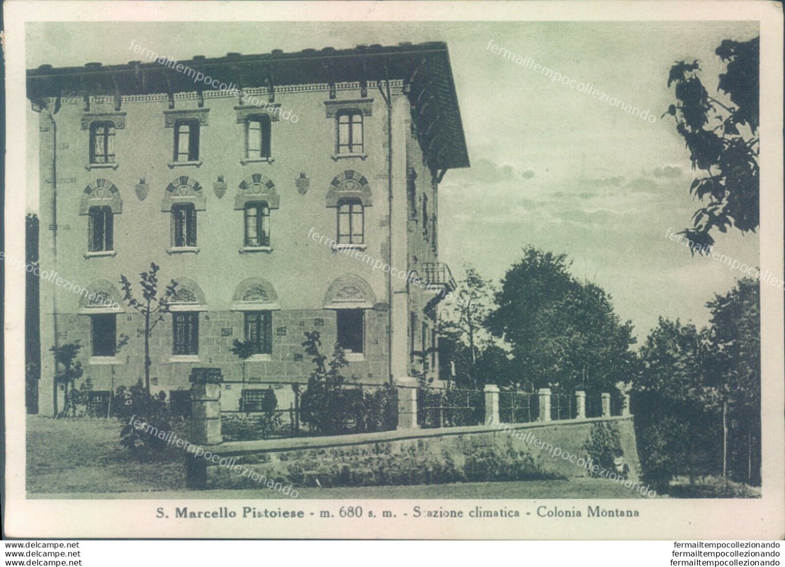 T331 Cartolina  S.marcello Pistoiese Stazione Climatica Colonia Montana Pistoia - Pistoia