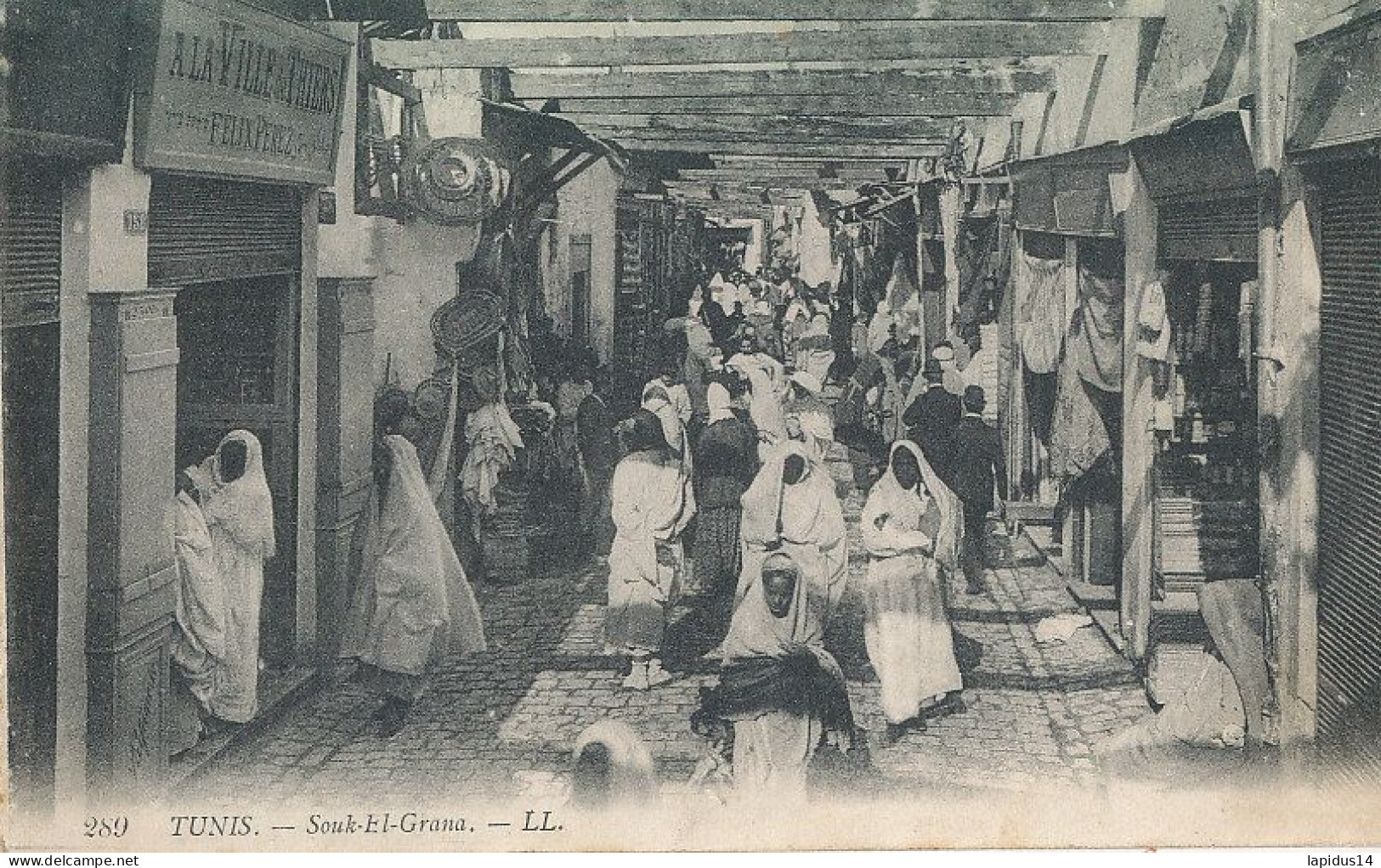 AY 515/    CPA    TUNISIE-   TUNIS - SOUK-EL-GRANA - Tunisie