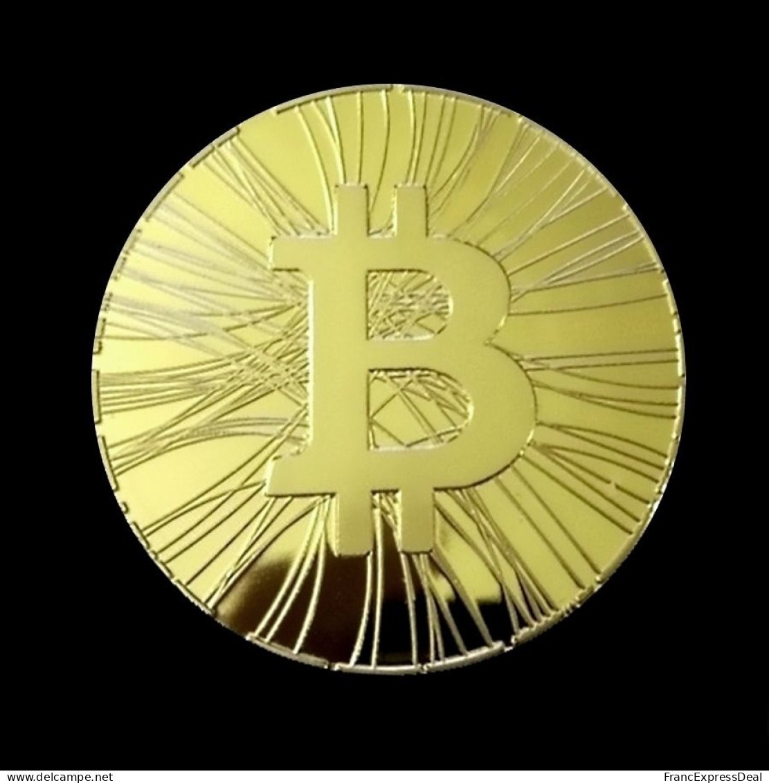 Pièce Médaille NEUVE Plaquée Or - Bitcoin Antana BTC - Otros & Sin Clasificación