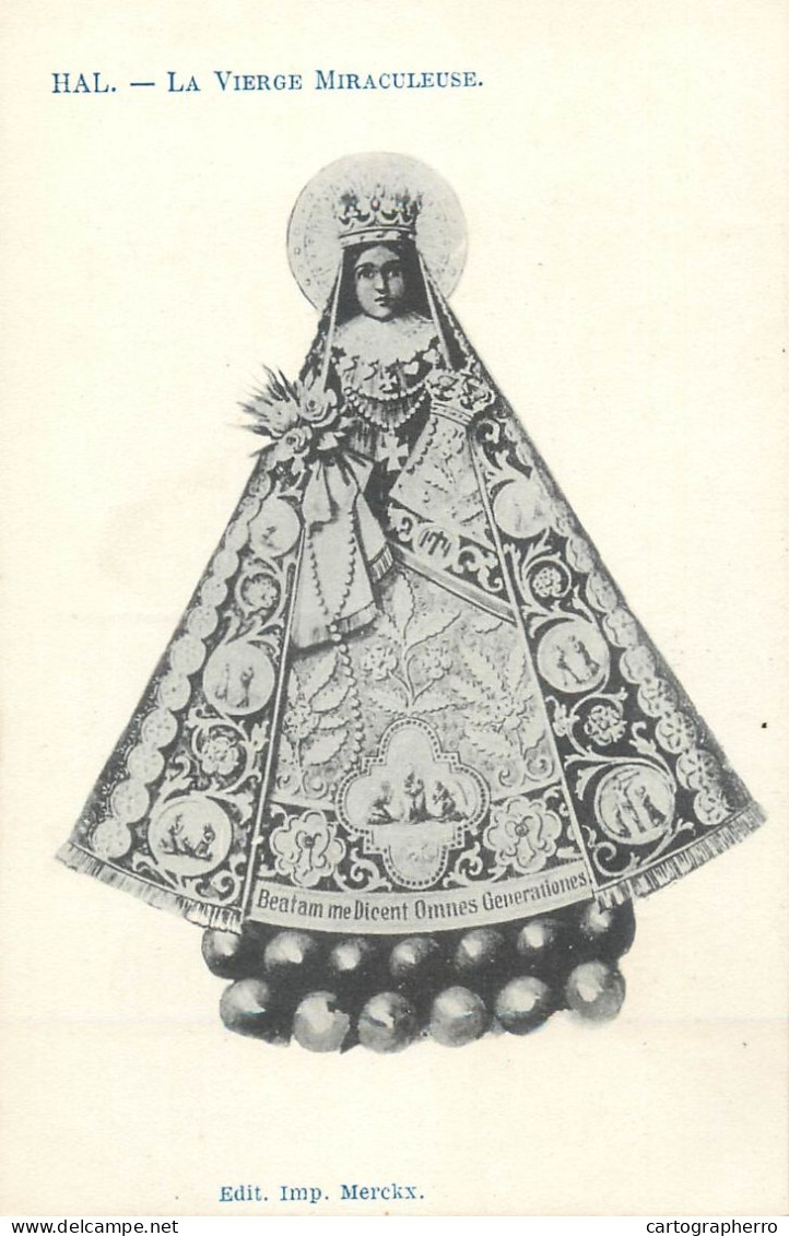 Postcard Painting Hal La Vierge Miraculeuse - Malerei & Gemälde