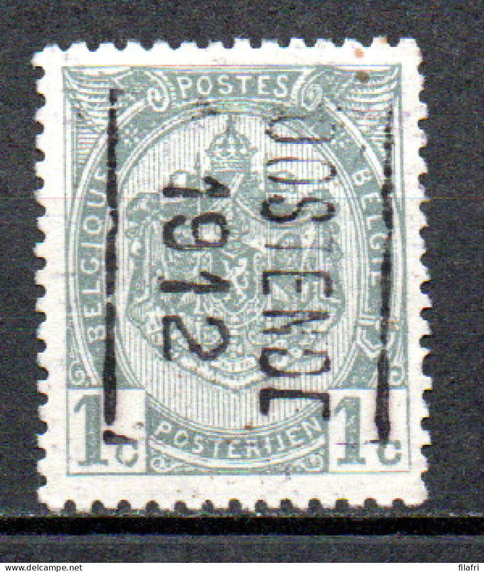1862 Voorafstempeling Op Nr 81 - OOSTENDE 1912 - Positie B - Rollenmarken 1910-19