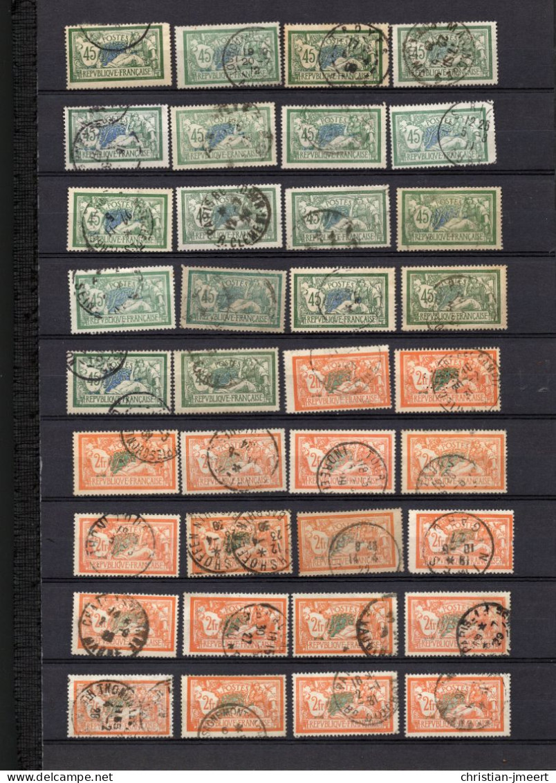 Merson  36 Timbres Pour Recherches - 1900-27 Merson