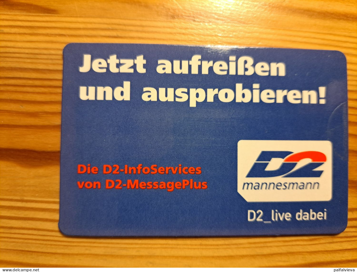 D2 Lottery Card Germany - Sonstige & Ohne Zuordnung