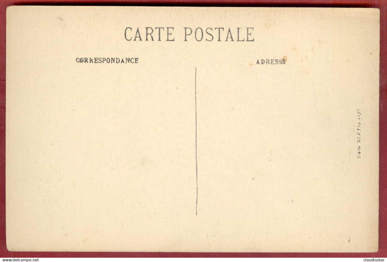 ** CARTE  CANAL  ST. DENIS -  PARIS  -  PENICHE ** - La Seine Et Ses Bords