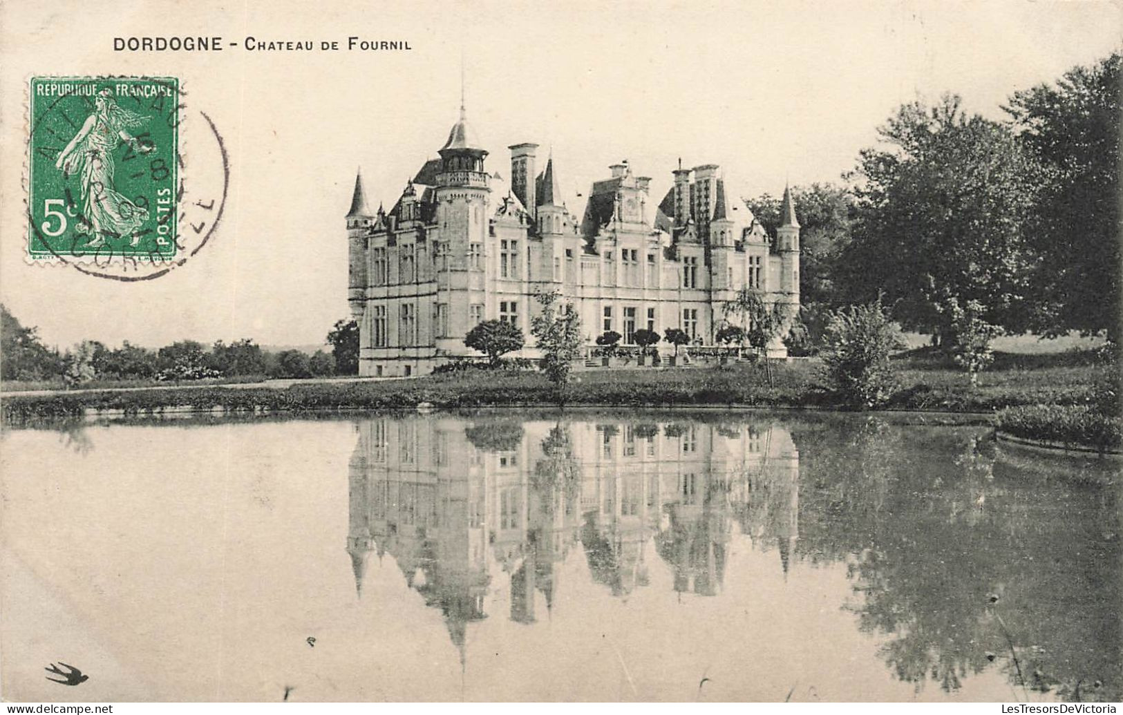 FRANCE - Dordogne - Vue Générale Du Château De Fournil - Carte Postale Ancienne - Other & Unclassified