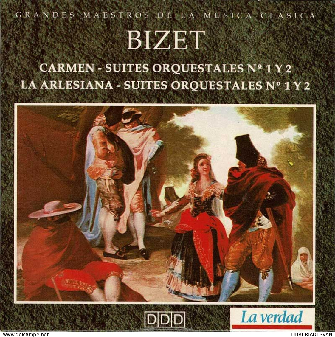 Bizet - Carmen. Suites Orquestales. La Arlesiana. CD - Clásica