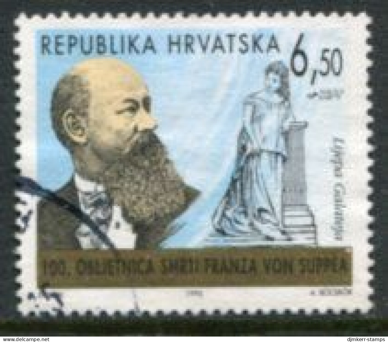 CROATIA 1995 Franz Von Suppe Used.  Michel 333 - Kroatien