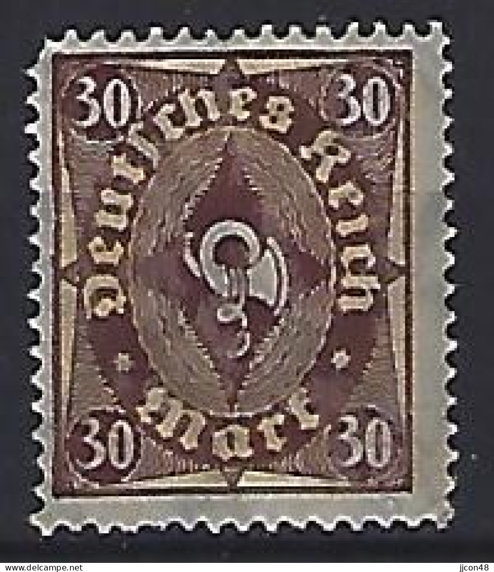 Germany 1922 Juni/Dez Posthorn (**) MNH  Mi.208 - Nuevos