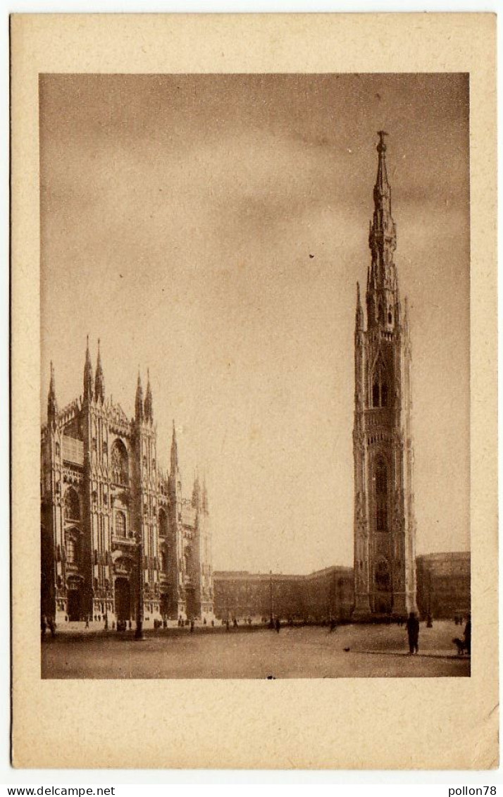 IL CAMPANILE DI MILANO - VICO VIGANO' - PER LA TORRE DELLE MEMORIE, DELLE VITTORIE, DELLE GLORIE - Vedi Retro - F.p - Milano