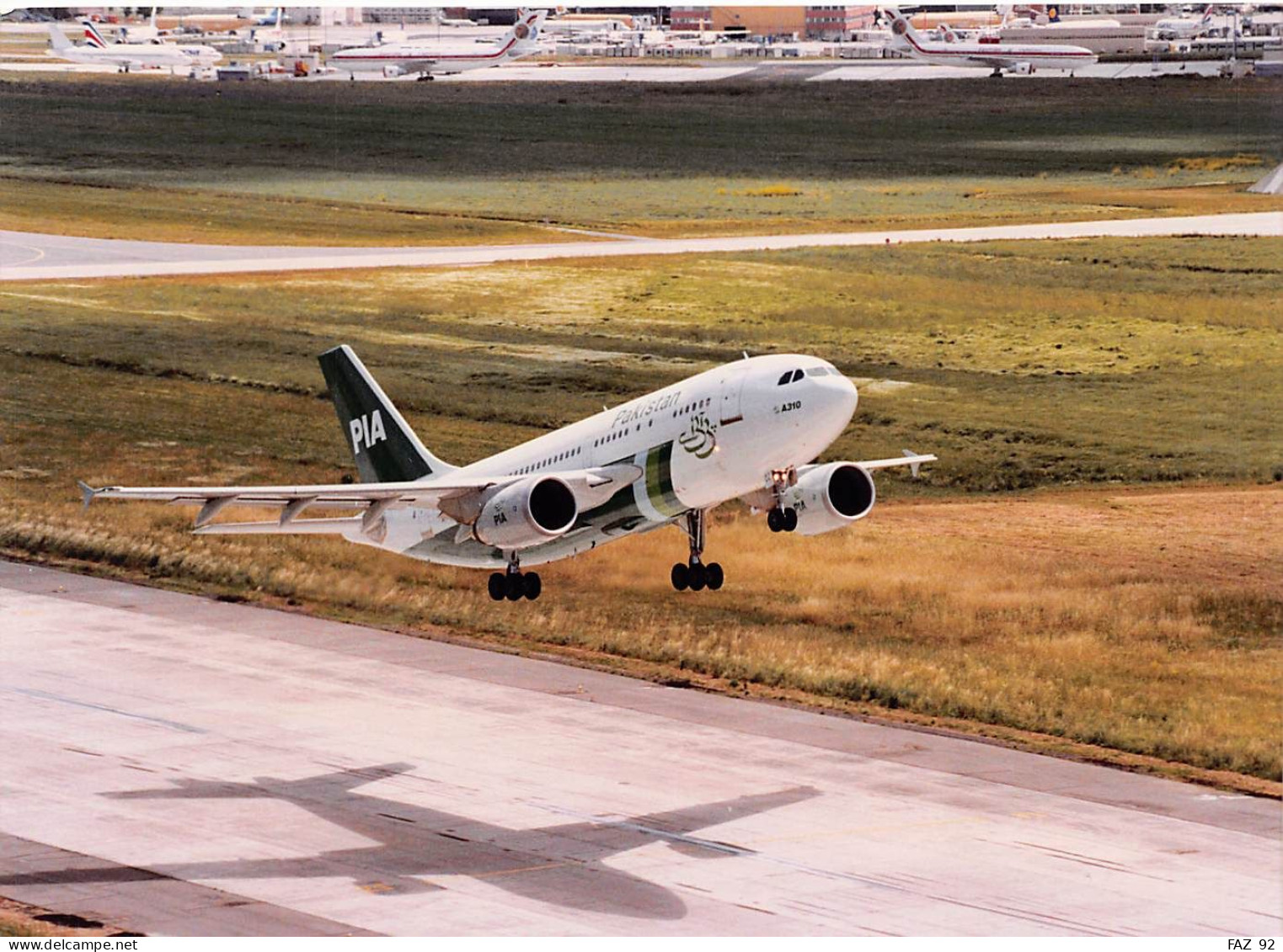 Airbus A310 In Pakistan International Airlines -  +/- 180 X 130 Mm. - Photo Presse Originale - Aviation