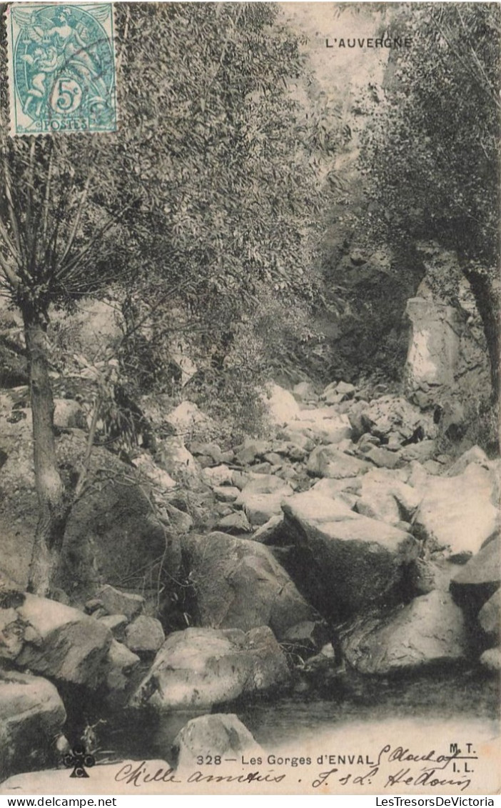 FRANCE - Les Gorges D'Enval  - L'Auvergne - Carte Postale Ancienne - Autres & Non Classés