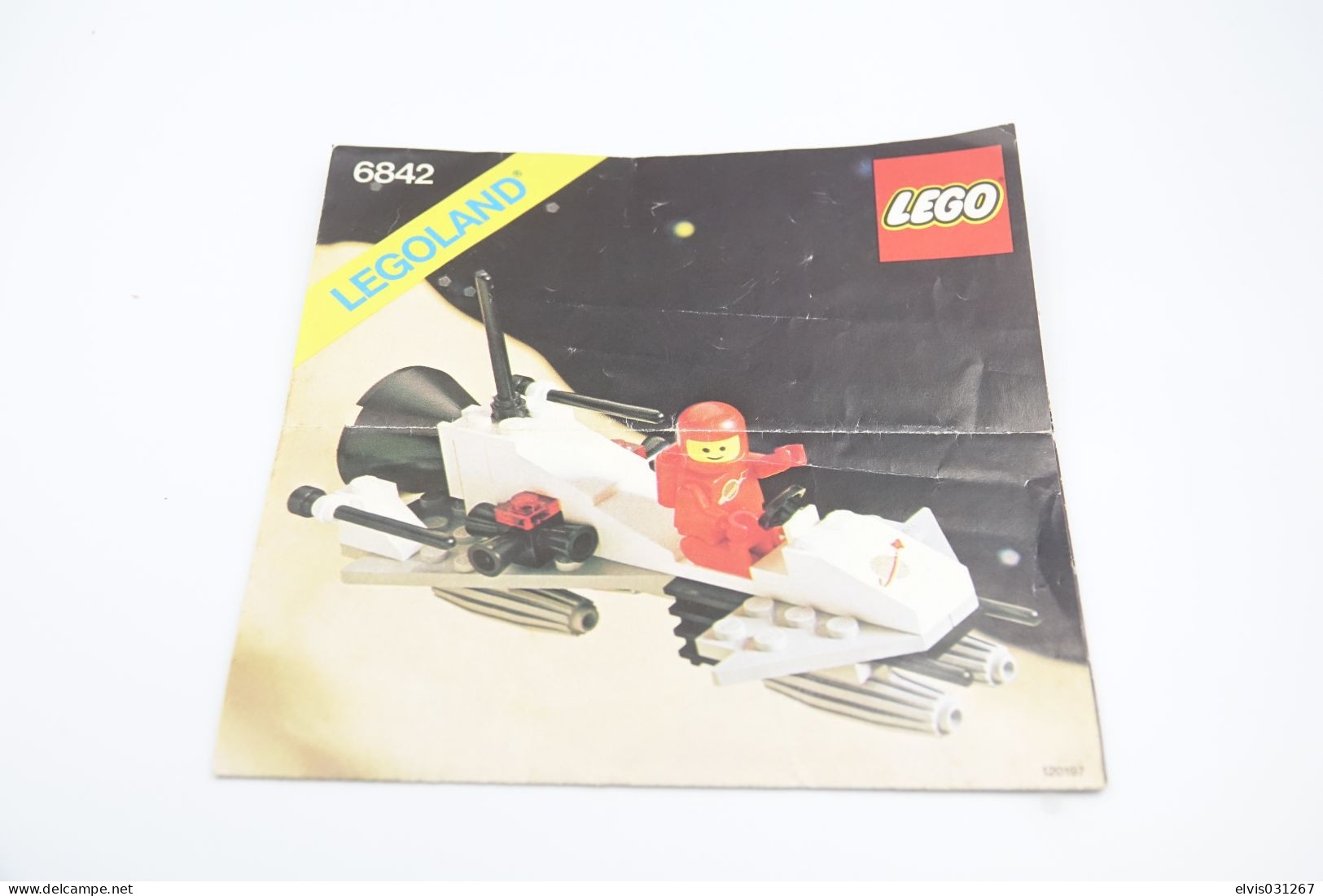 LEGO - 6842  Shuttle Craft With Instruction Manual - Original Lego 1981 - Vintage - Catalogues