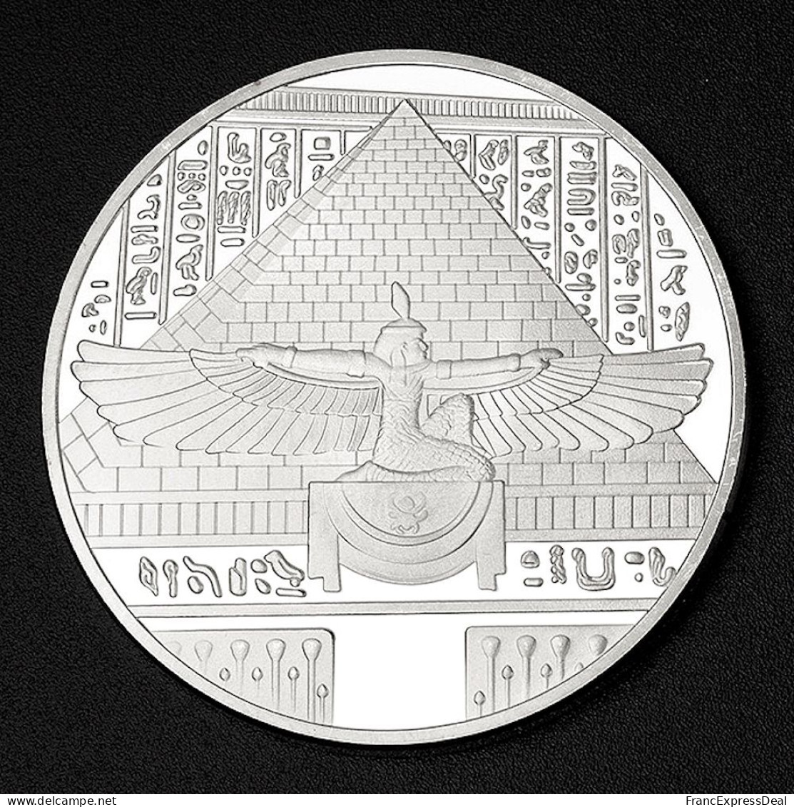 Pièce Médaille NEUVE Plaquée Argent - Reine Néfertiti Egypte - Sonstige & Ohne Zuordnung