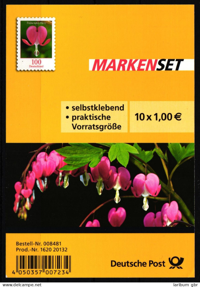 BRD Bund 2547 Postfrisch Als Folienblatt, Blumen #IP379 - Sonstige & Ohne Zuordnung