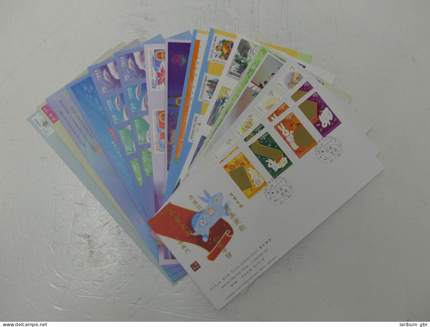 Hong Kong Großes Lot FDCs Aus Den Jahren 1988-2000 Als Ersttagsbrief #NK569 - Autres & Non Classés