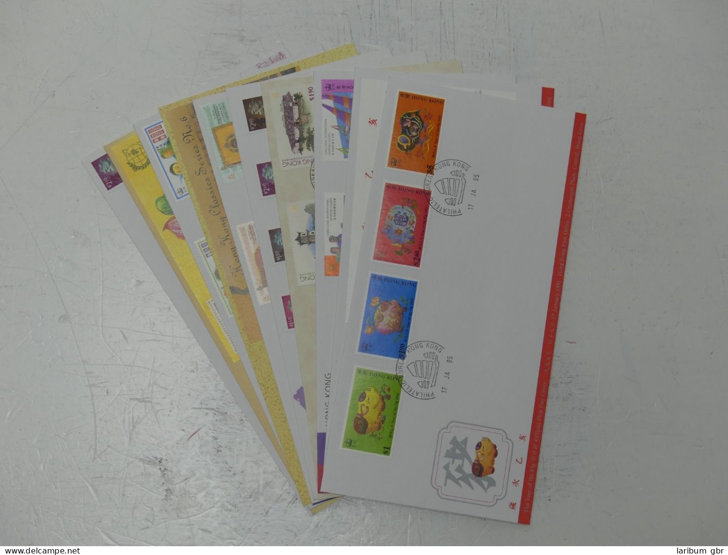 Hong Kong großes Lot FDCs aus den Jahren 1988-2000 als Ersttagsbrief #NK569