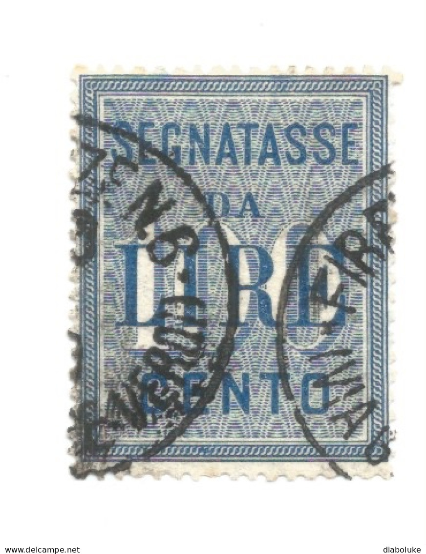 (REGNO D'ITALIA) 1903, SEGNATASSE COLORI CAMBIATI - Serie Di 2 Francobolli Usati (50L Difettoso) - Postage Due