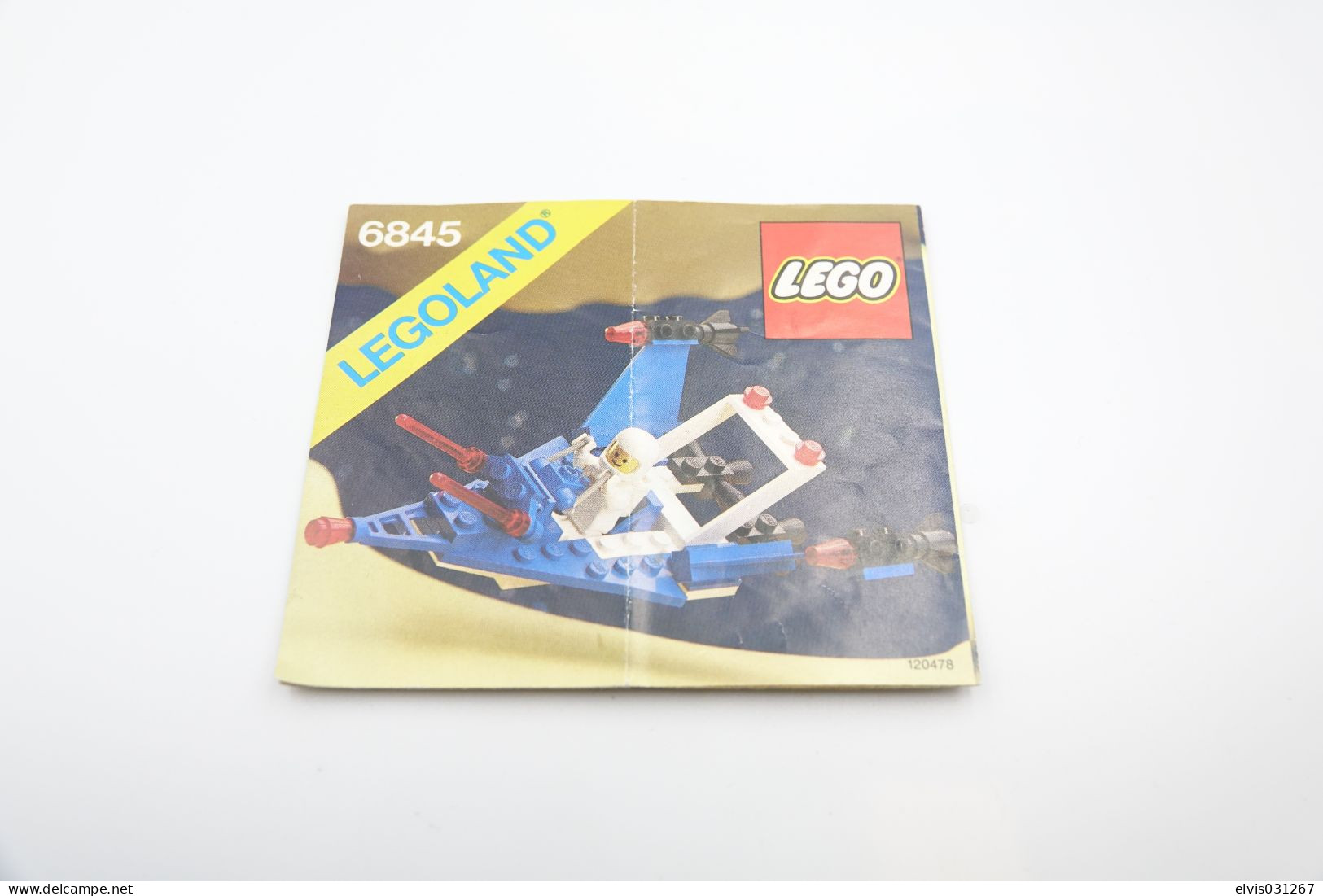 LEGO - 6845 Lunar Patrol Craft With Instruction Manual - Original Lego 1985 - Vintage - Catalogs