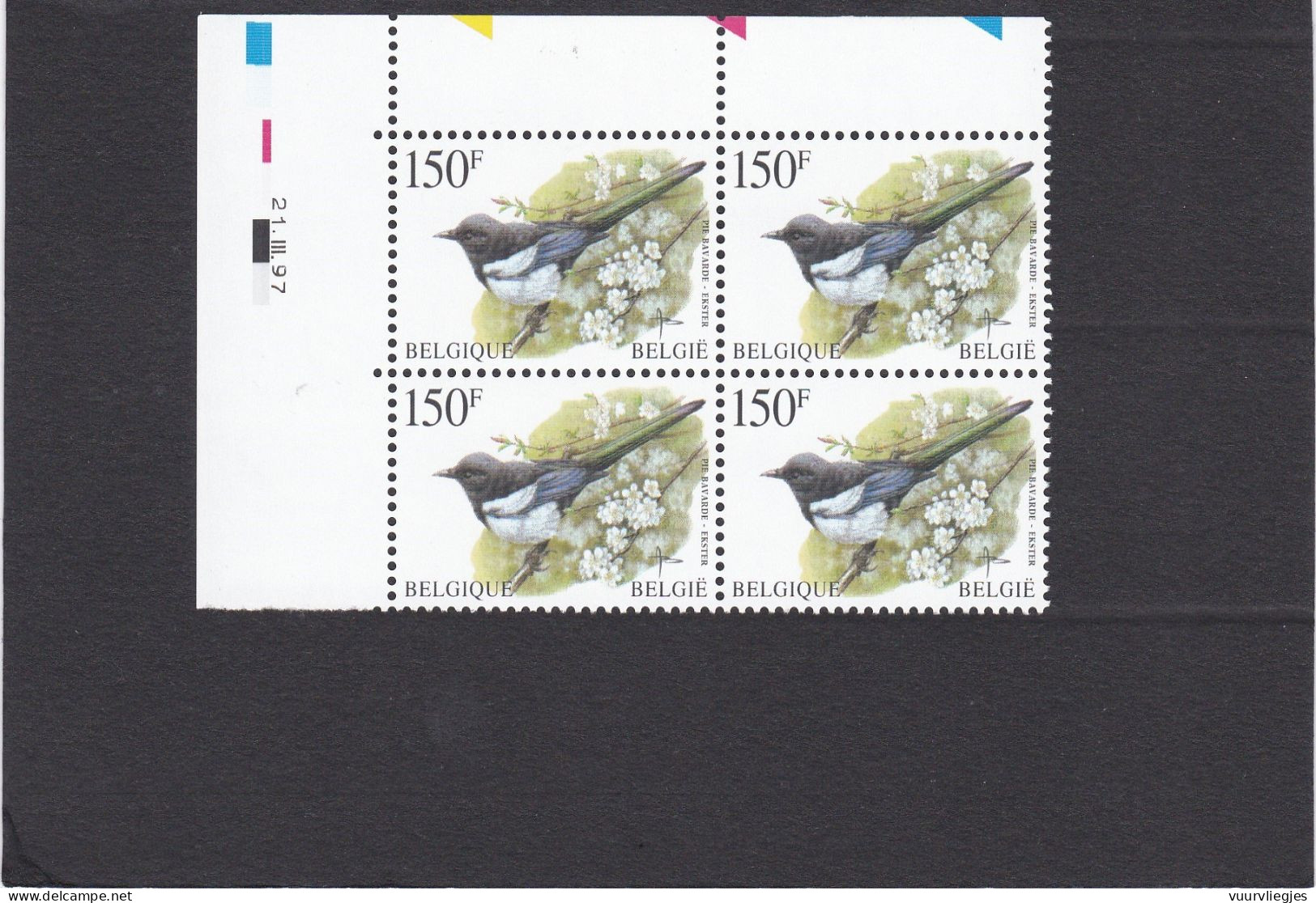 1997 - Belgium - Ongebruikt / Mint - Blok Van 4 - Unused Stamps