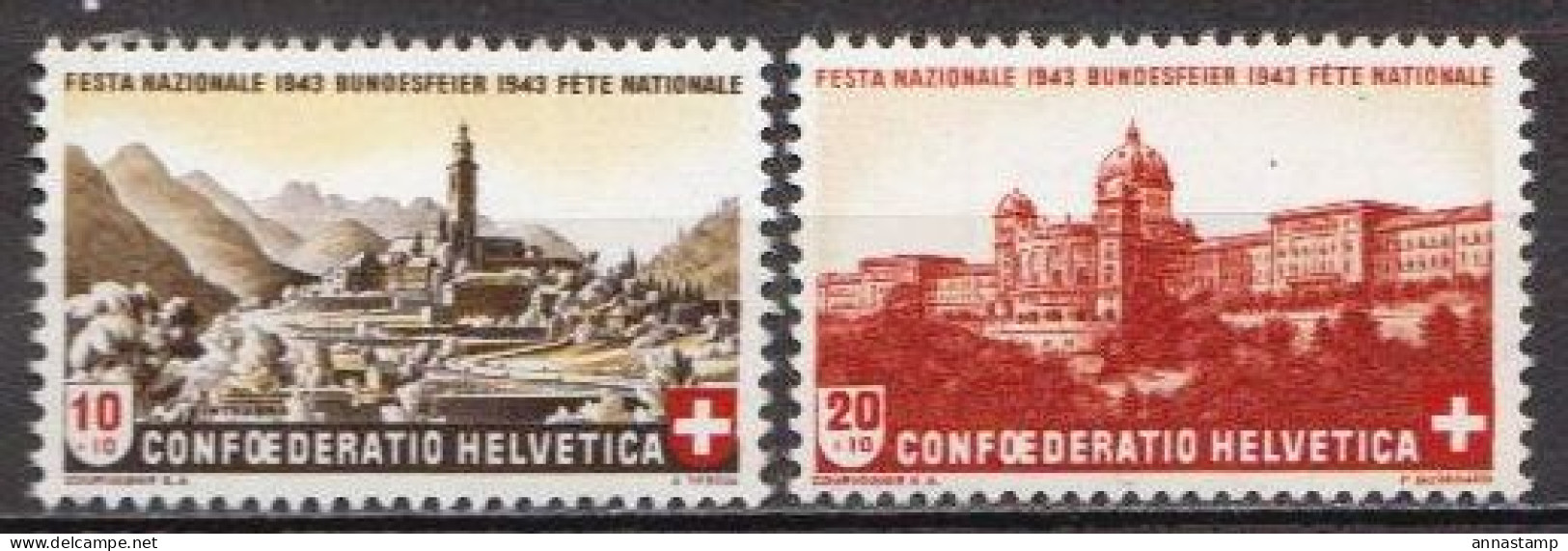 Switzerland MNH Set - Unused Stamps