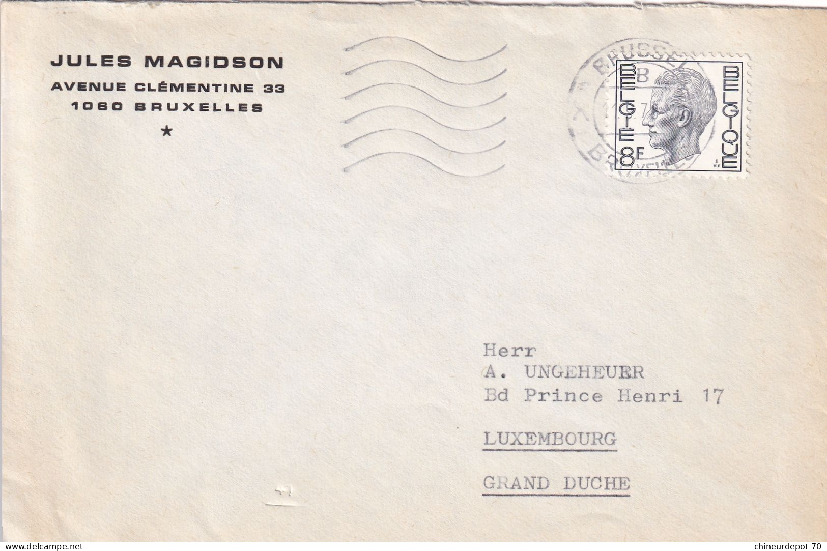 Jules Magidson Bruxelles   Belgique - Briefe