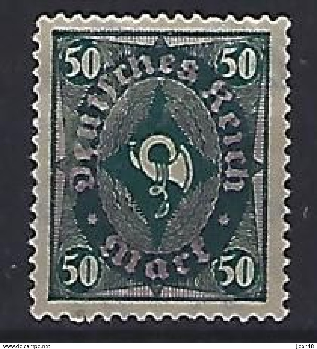 Germany 1922 Juni/Dez Posthorn (*) MNG  Mi.209 - Unused Stamps