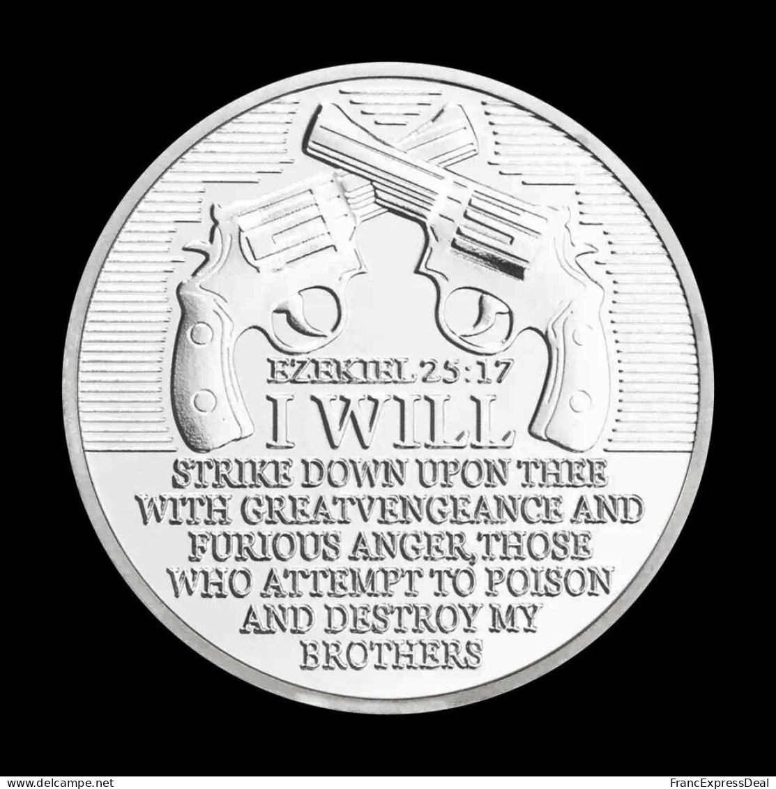 Pièce Médaille NEUVE Plaquée Argent - Punisher Of Evil US Counter Terrorism Force - Autres & Non Classés