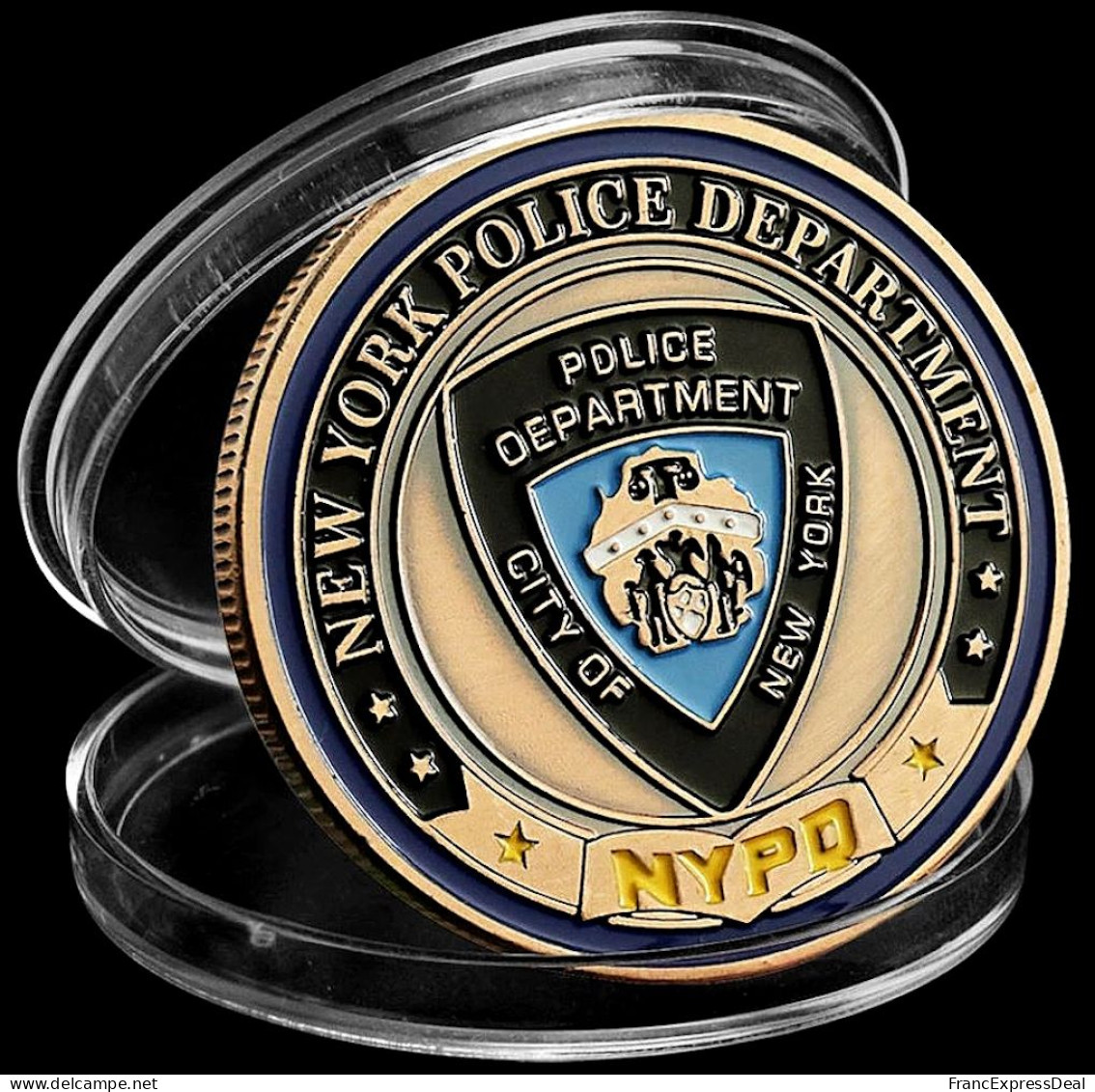 Pièce Médaille NEUVE - NYPD New York Police Department Saint Michael - Autres & Non Classés