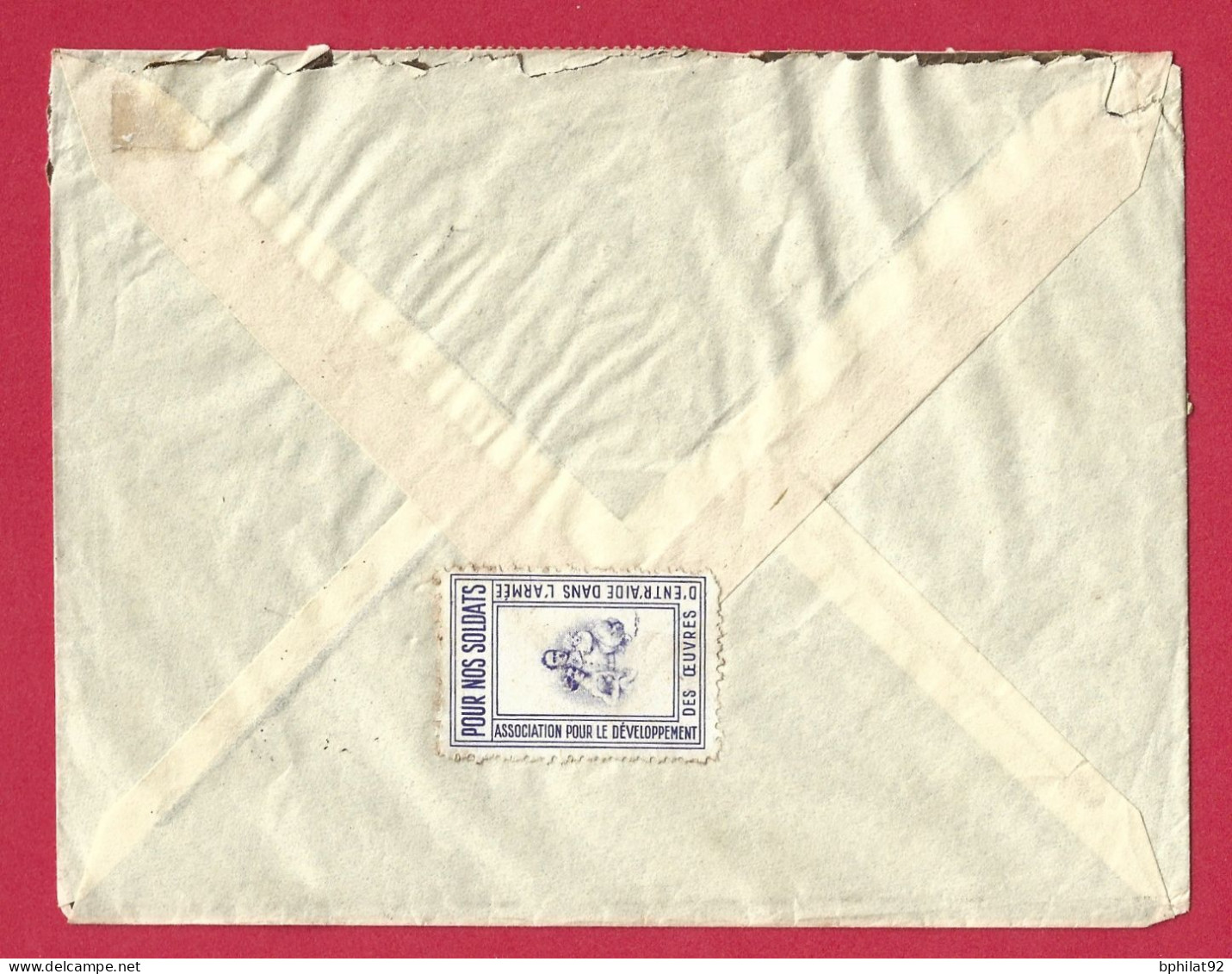 !!! AEF, LETTRE PAR AVION DE BANGUI, OUBANGUI-CHARI POUR LA FRANCE DE JUIN 1940, AVEC MARQUE DE CONTRÔLE POSTAL - Lettres & Documents