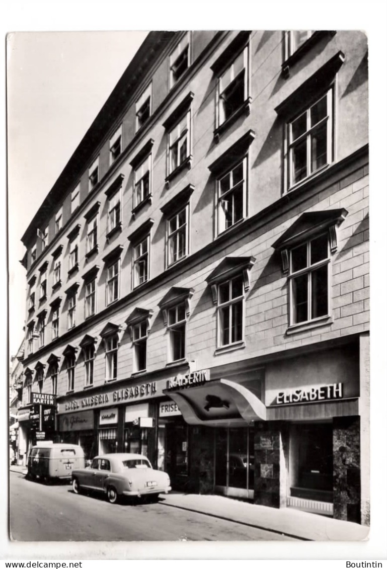 Wien Vienne Theater Karten Hotel Kaiserin Elisabeth ( Combi VW ) - Autres & Non Classés