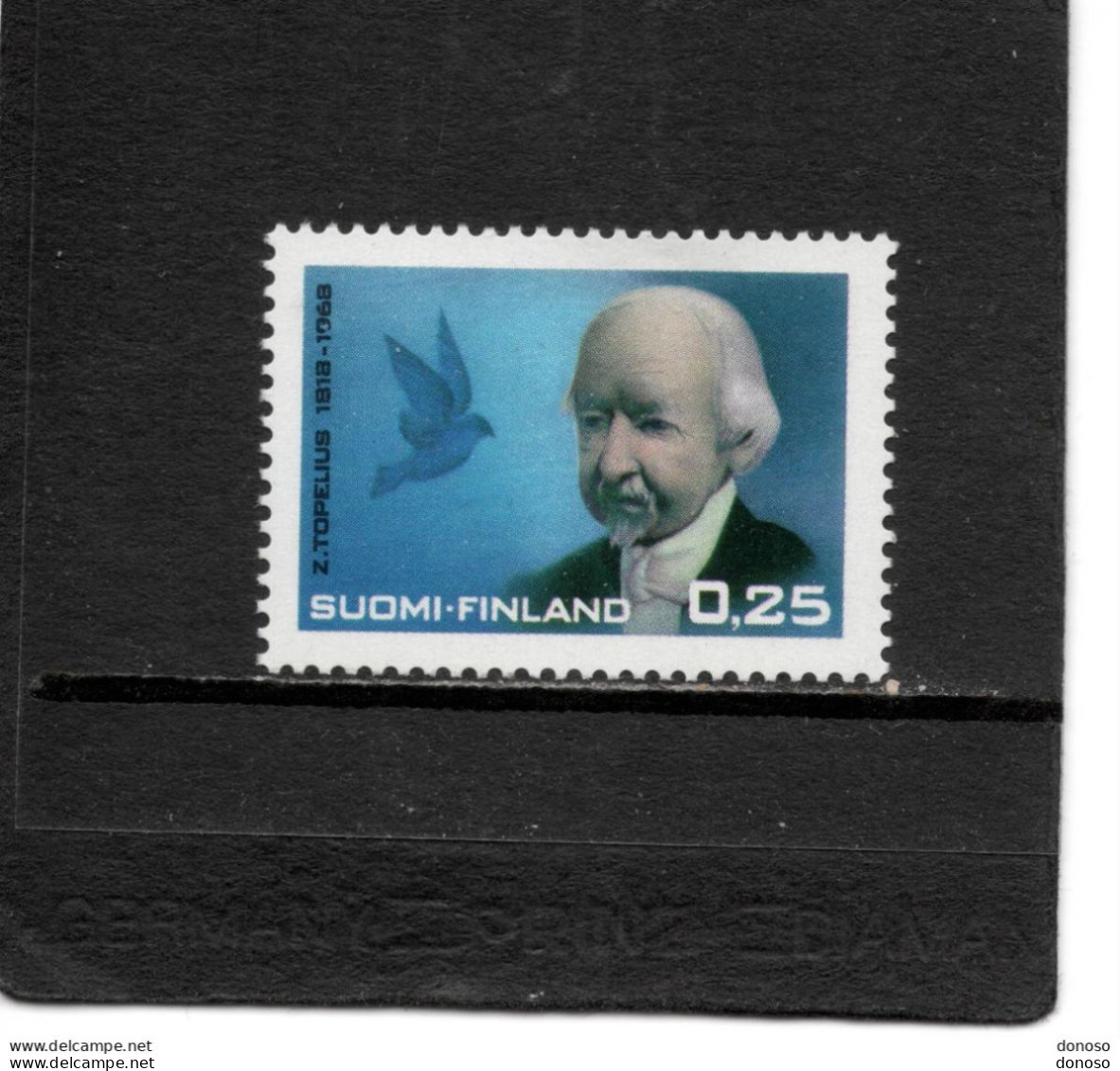 FINLANDE 1968  Topelius, Poète Yvert 606 NEUF** MNH - Neufs