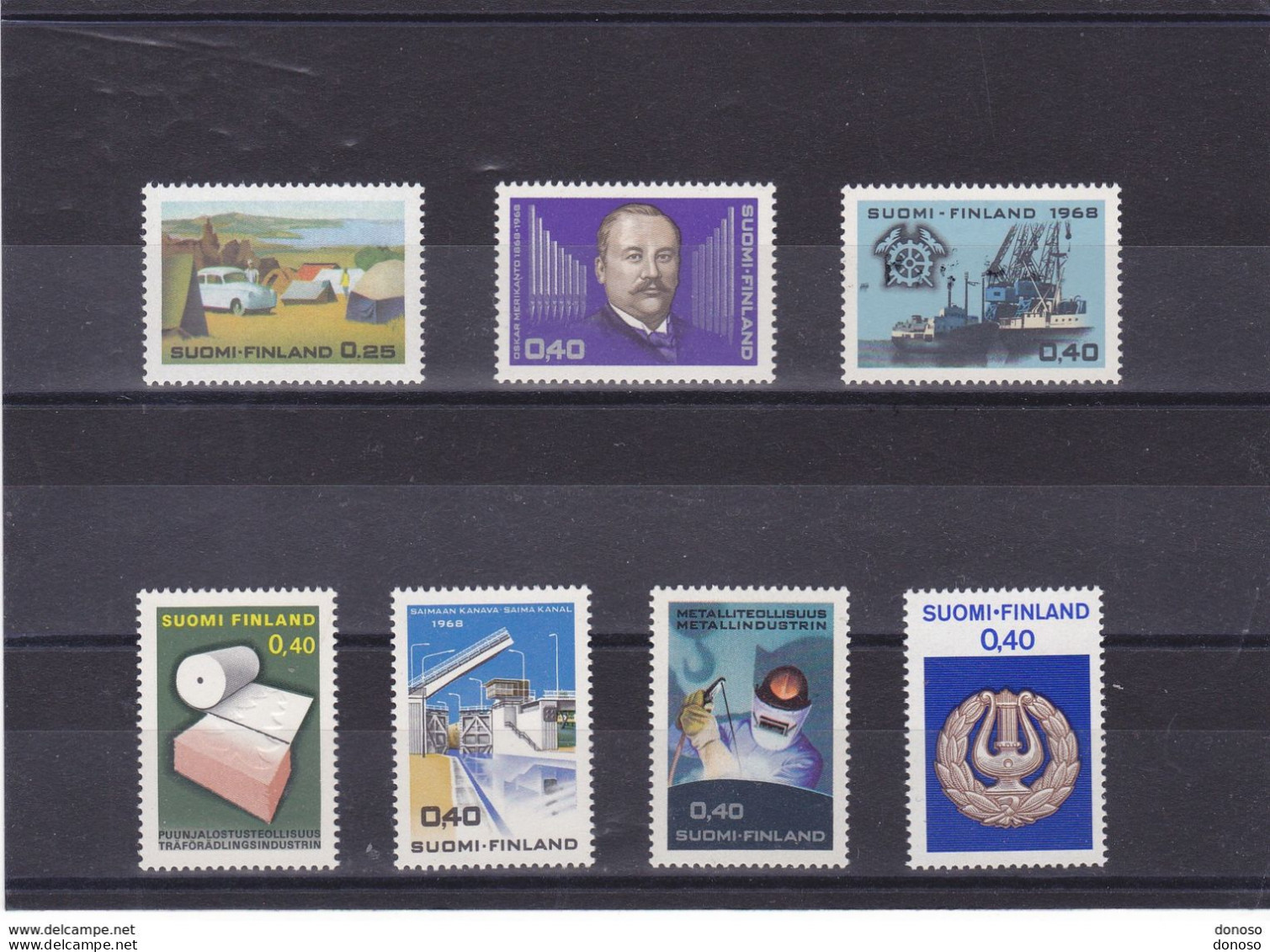 FINLANDE 1968  Yvert 614 + 615 + 616 + 617 + 618 + 619 NEUF** MNH Cote 7,75 Euros - Nuovi