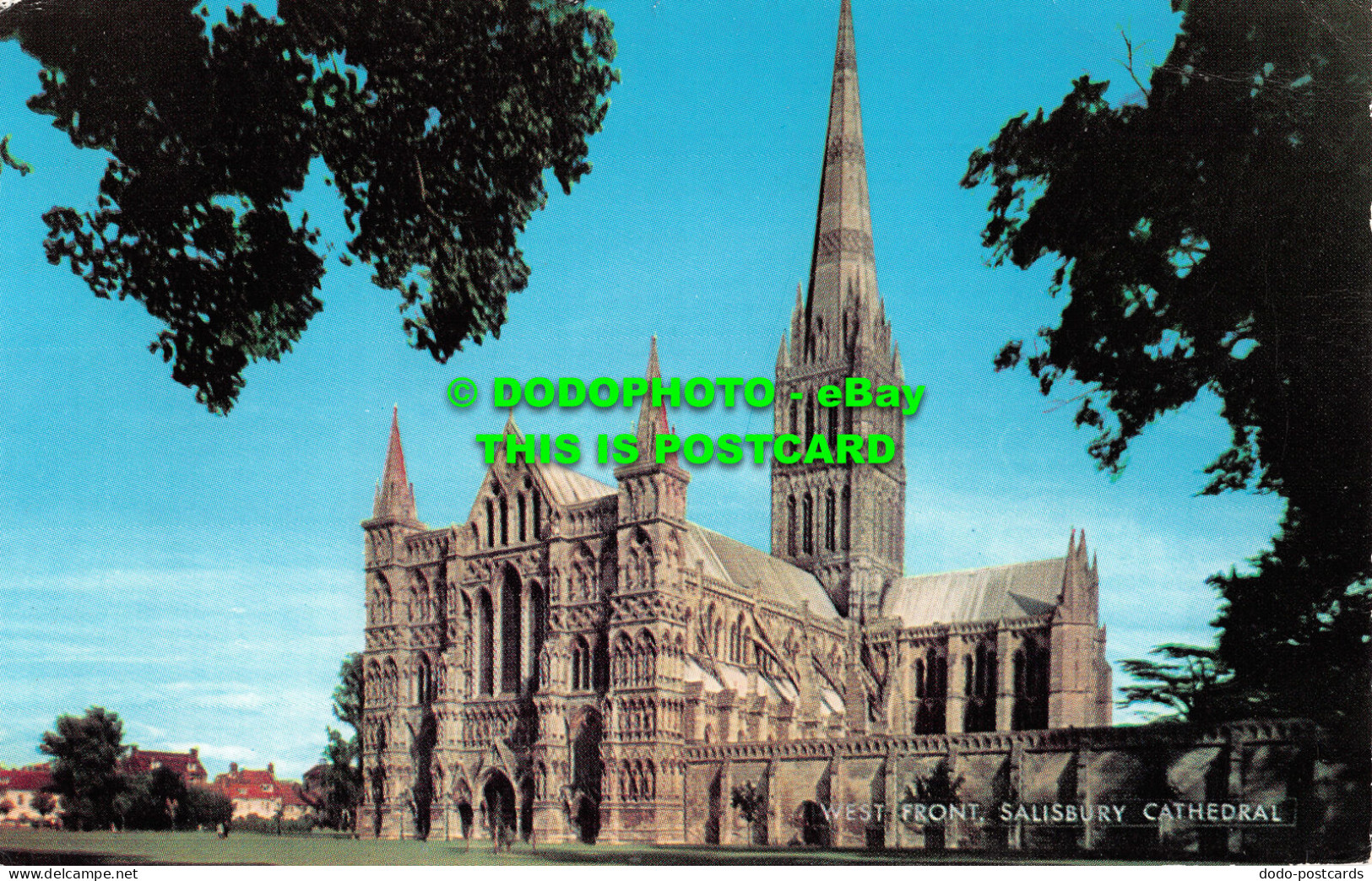 R517718 Salisbury Cathedral. West Front. J. Salmon. Cameracolour - Mondo