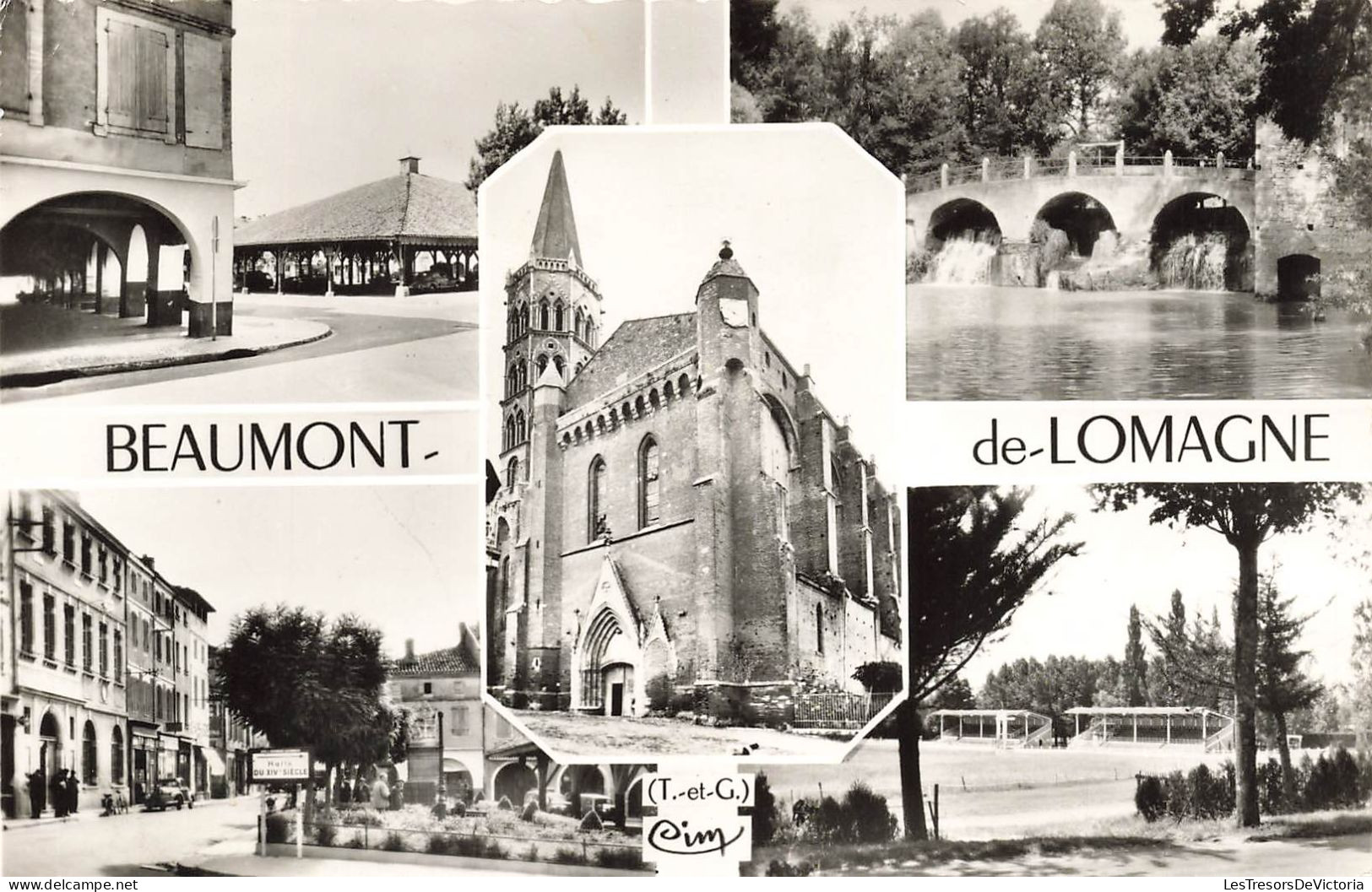 FRANCE - Beaumont De Lomagne - Multi-vues De Différentes Endroits - Carte Postale Ancienne - Beaumont De Lomagne