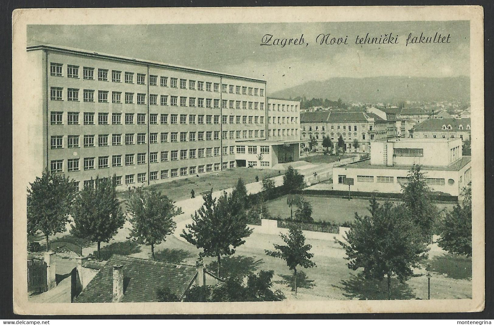 CROATIA  - ZAGREB - Novi Tehnicki Fakultet - Old Postcard (see Sales Conditions) 10188 - Croacia