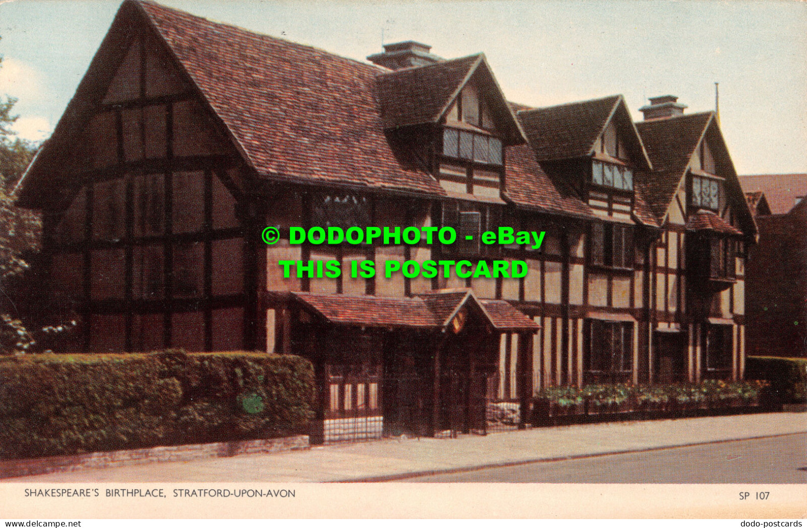 R517729 Stratford Upon Avon. Shakespeare Birthplace. Jarrold. Cotman Color. RP - Mondo