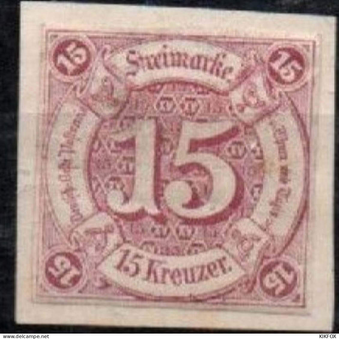 ALTDEUTSCHLAND , THURN UND TAXIS, 1859 - 1861, MI 24, 15  KREUZER, ZIFFER IM KREIS, UNGEBRAUCHT, - Postfris