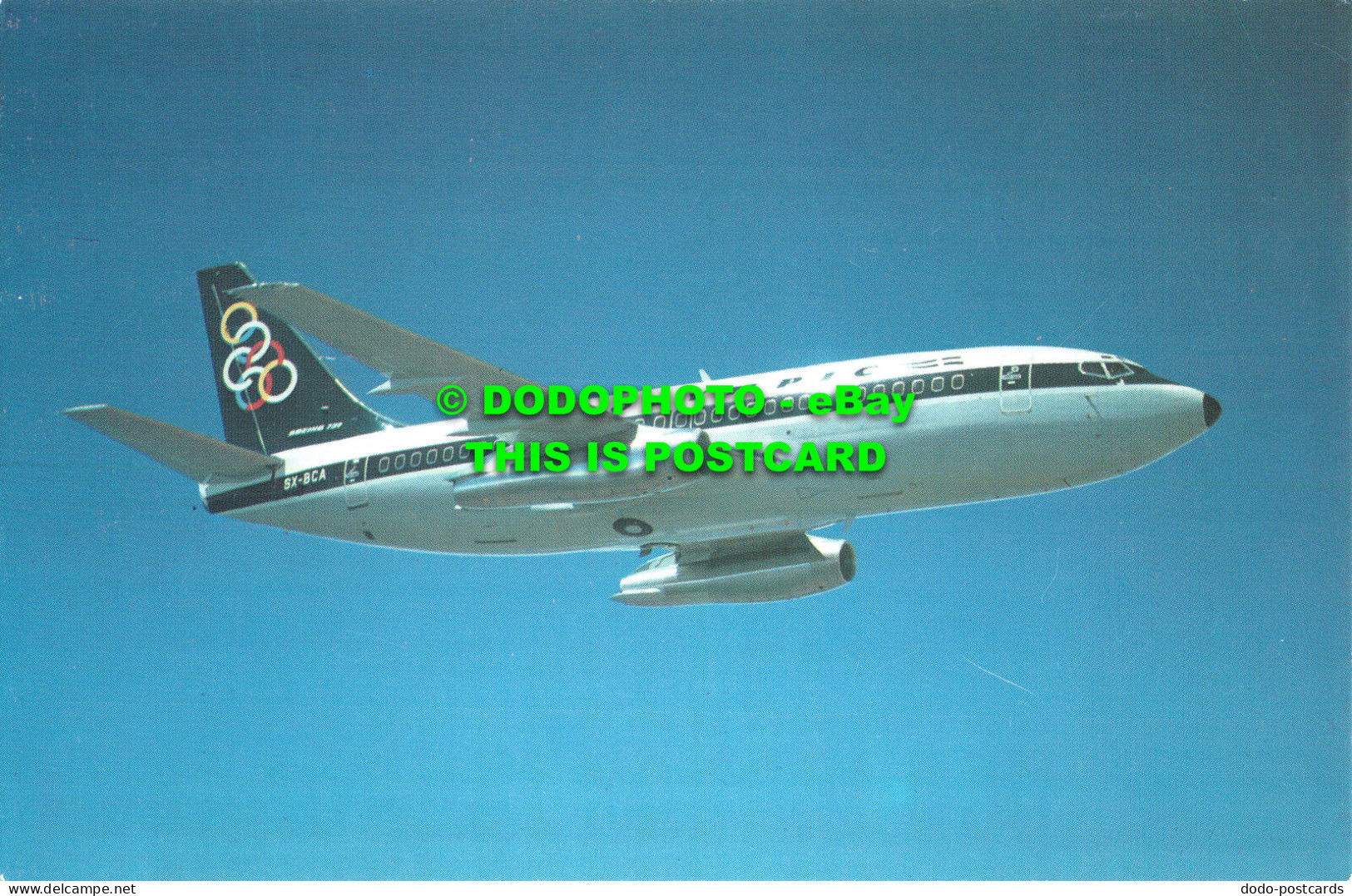 R517733 Olympic Airways. Boeing 737 200. Papadopoulos. S. A - Mondo