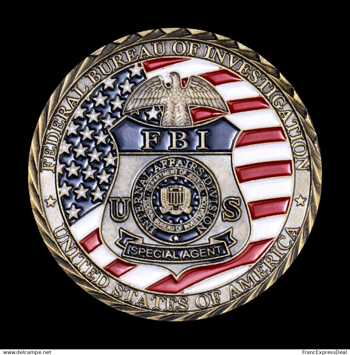 Pièce Médaille NEUVE - FBI Federal Bureau Of Investigation Saint Michael - Sonstige & Ohne Zuordnung