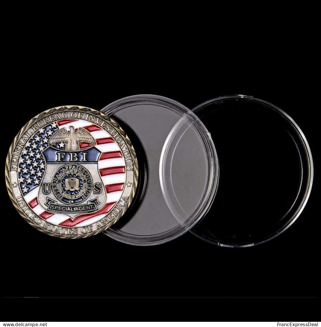 Pièce Médaille NEUVE - FBI Federal Bureau Of Investigation Saint Michael - Sonstige & Ohne Zuordnung