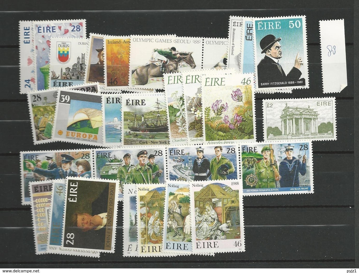 1988 MNH Ireland, Year Collection  Postfris** - Annate Complete