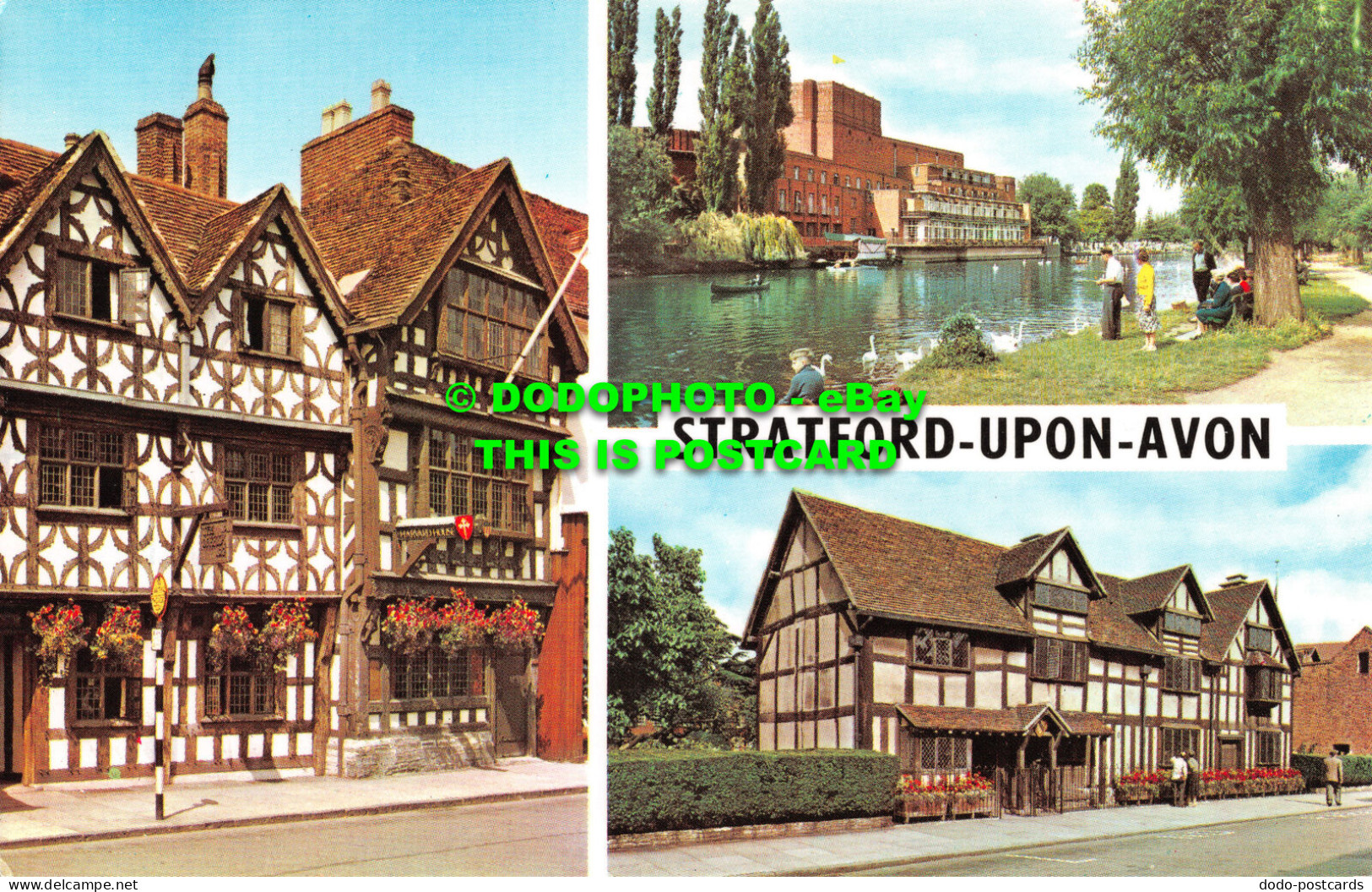R517764 Stratford Upon Avon. Royal Shakespeare Theatre. Shakespeare Birthplace. - Mondo