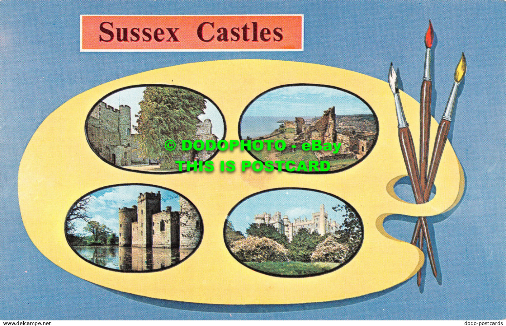 R517802 Sussex Castles. Lewes Castle. Bodiam Castle. Hastings Castle. Roberts An - Monde