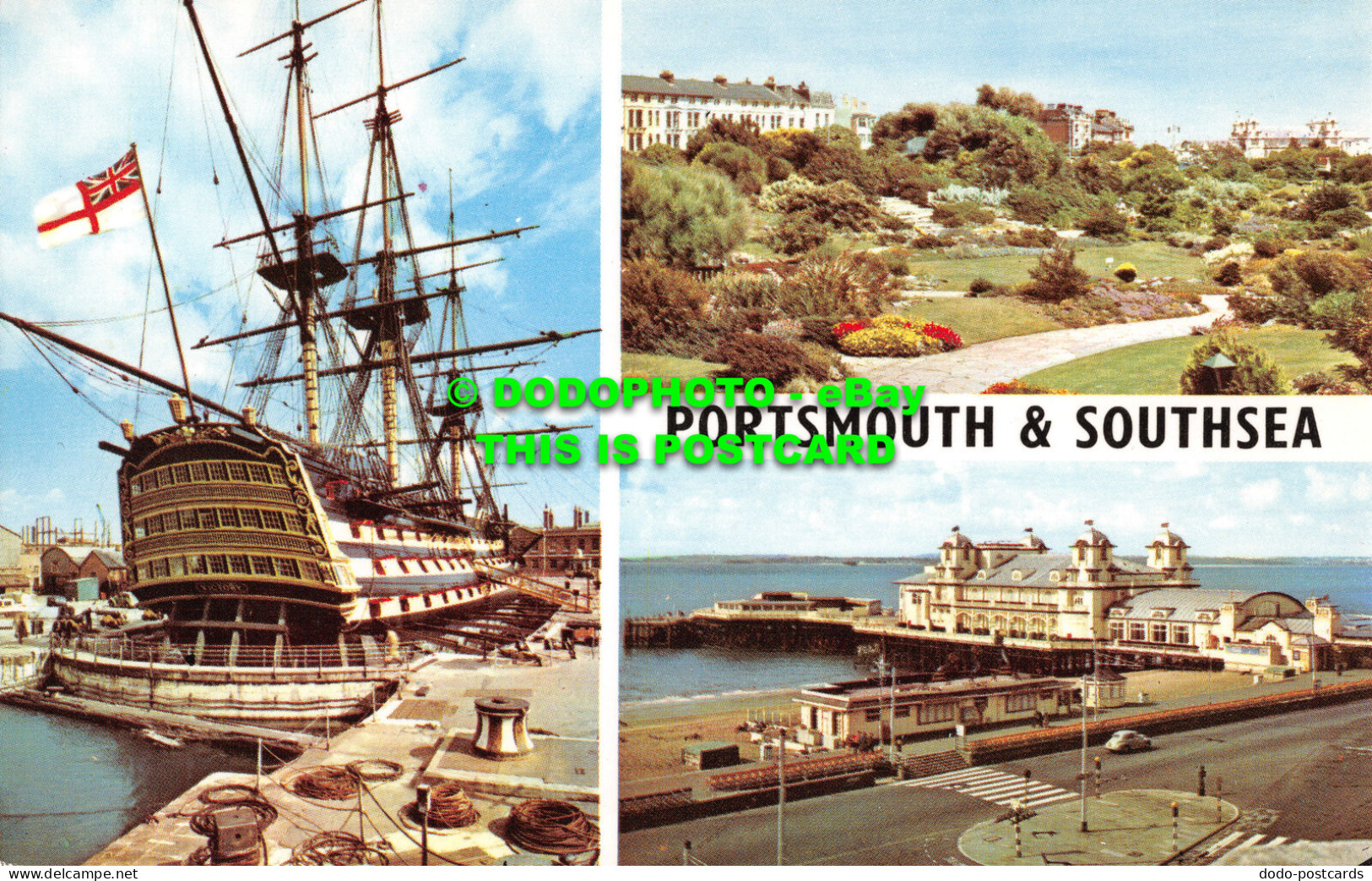 R517825 Portsmouth And Southsea. H. M. S. Victory. South Parade Pier. Rock Garde - Monde