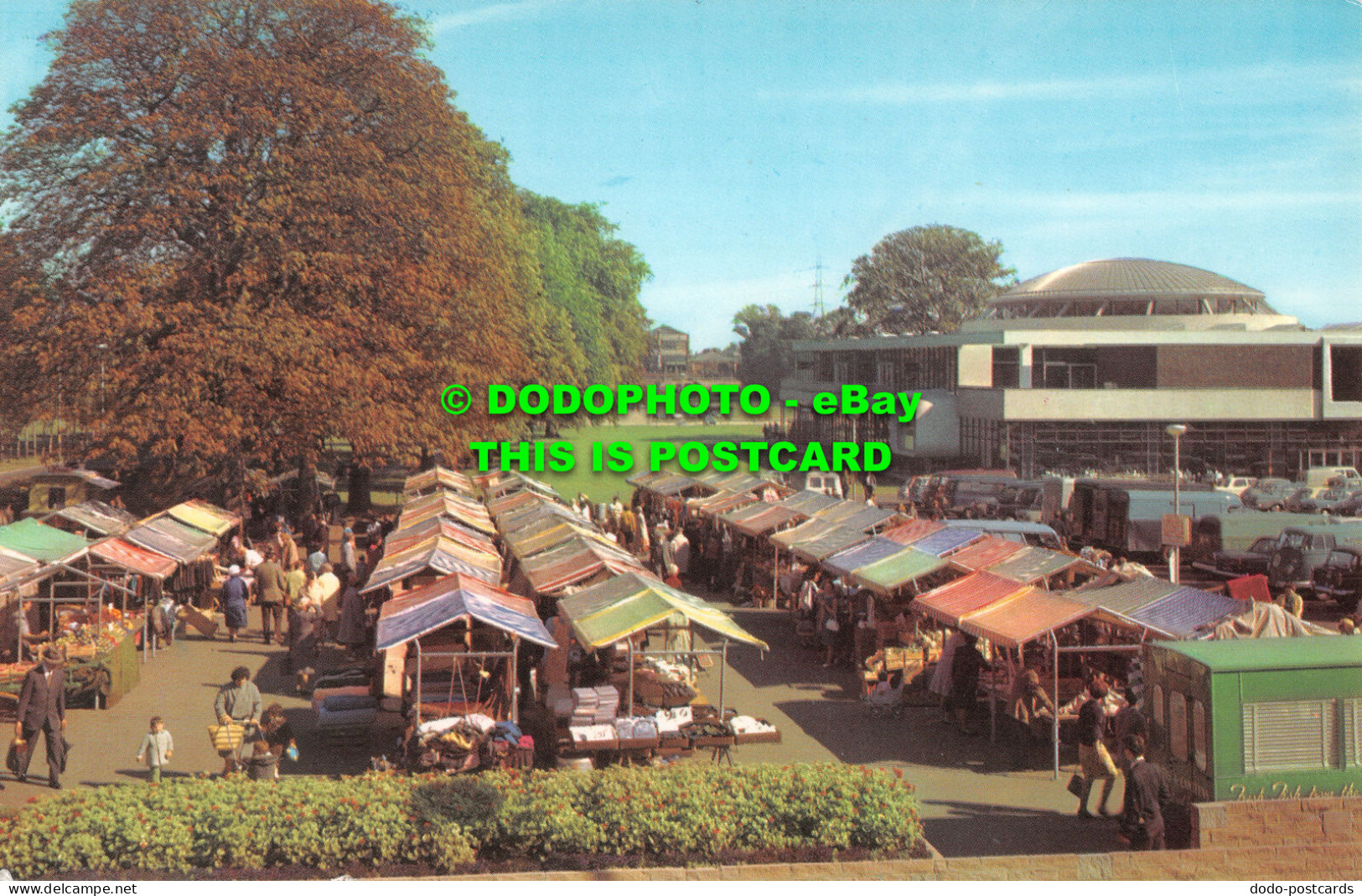 R517847 Dunstable Market. Postcard - Monde