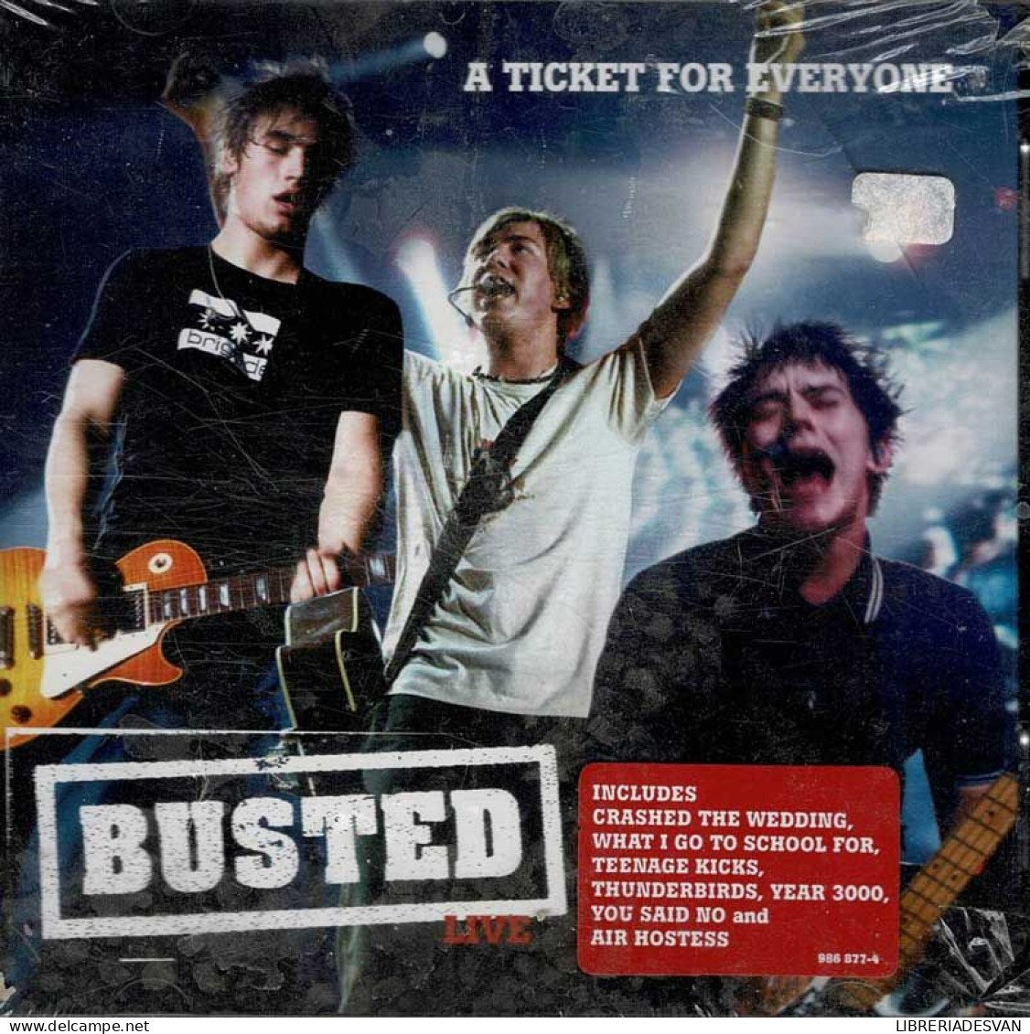 Busted - A Ticket For Everyone: Busted Live. CD - Disco, Pop