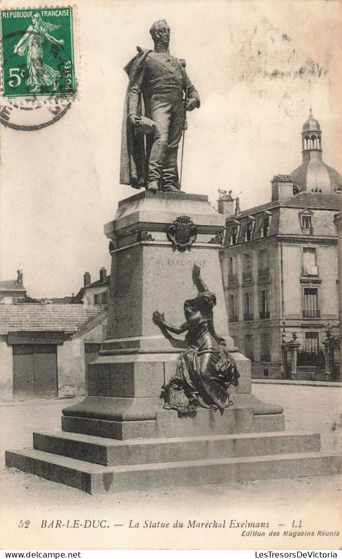 FRANCE - Bar Le Duc - Vue Sur La Statue Du Maréchal Exelamns - L L - Vue Générale - Carte Postale Ancienne - Bar Le Duc