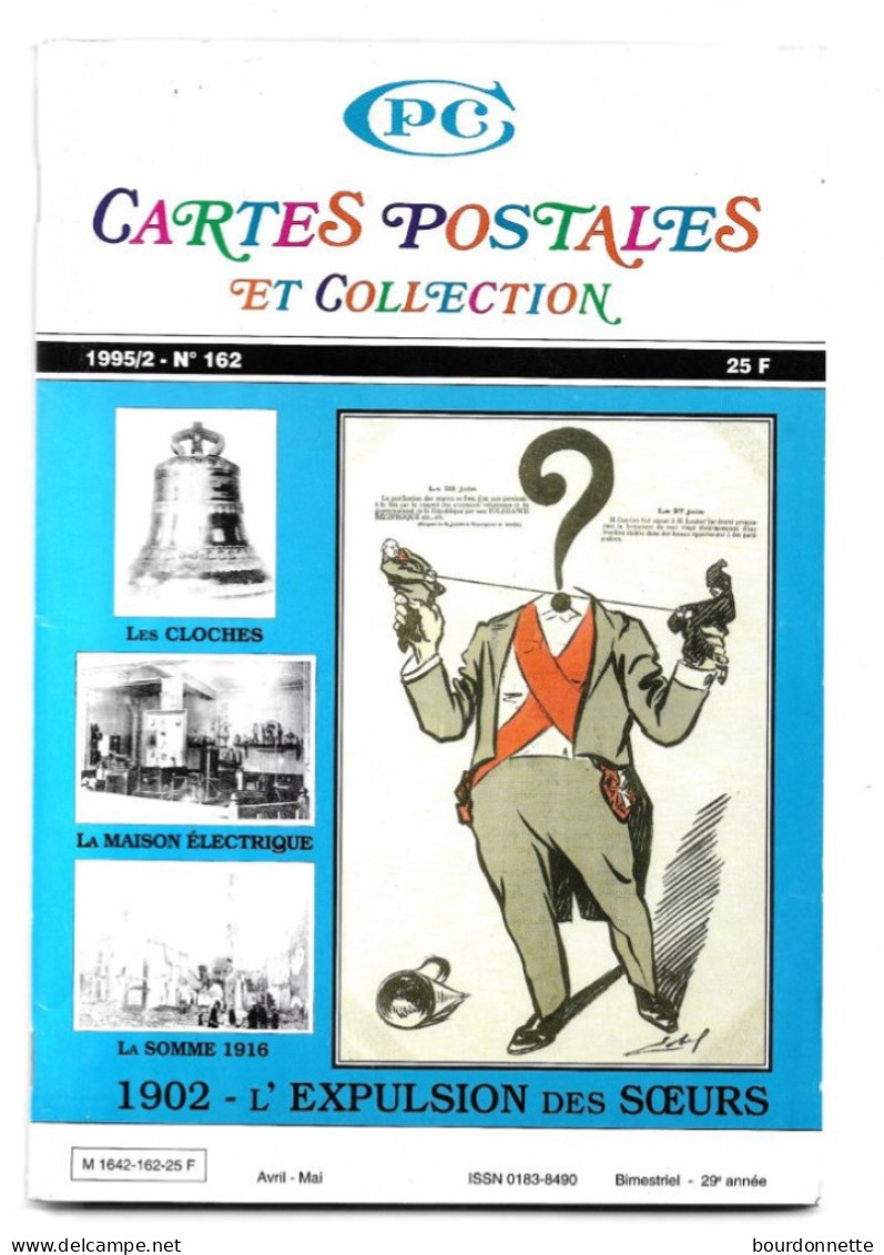 REVUE CARTES POSTALES ET COLLECTION N° 162 DE 1995 - Antigüedades & Colecciones