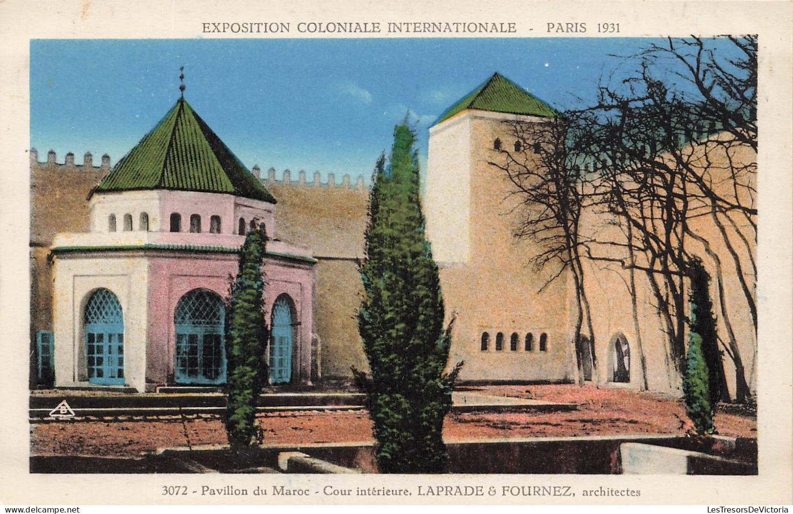 FRANCE - Paris - Exposition Coloniale Internationale - Pavillon Du Maroc - Colorisé -  Carte Postale Ancienne - Expositions